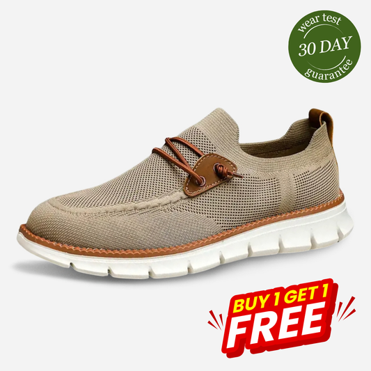 Zapatos Casuales de Punta Ancha y Confort - Compra 1 y Lleva 1 Gratis